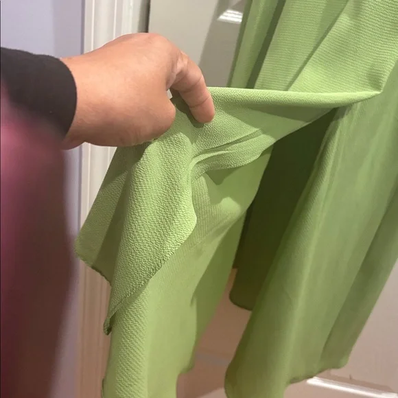 BCBGeneration Lime Green Off-Shoulder Maxi Dress - Picture 5 of 5